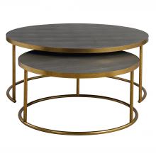 Uttermost 50080 - Uttermost Aragon Gray Nesting Coffee Tables Set/2