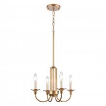 ELK Home 89723/4 - Cecil 16'' Wide 4-Light Semi Flush Mount - Natural Brass